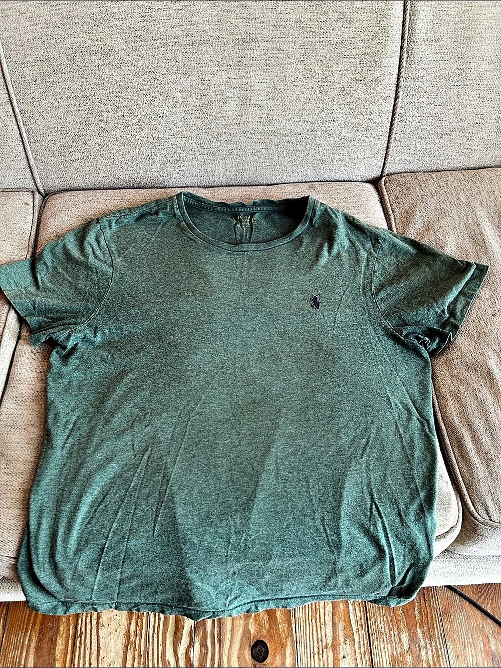 Ralph Lauren Short Sleeve Polo Logo Tee in Green